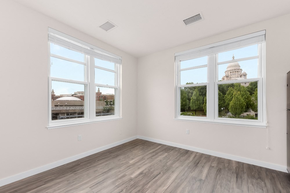 Station row apartment common space windows