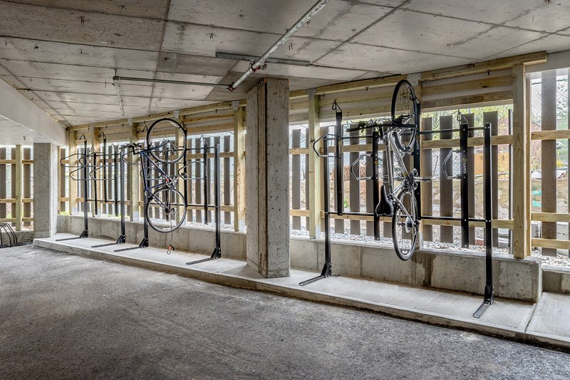 Bike Rack at 1943 Dot Ave Dorchester MA Apartments