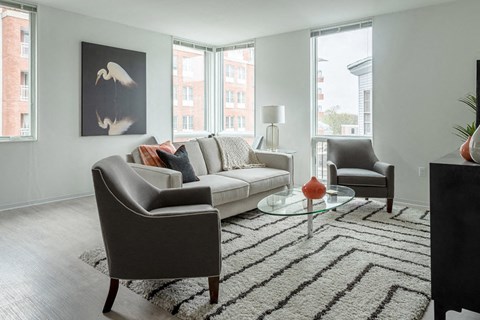 Airy Living Room 1943 Dot Ave Dorchester MA