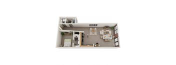 one bedroom apartment floor plan 1013 sqft