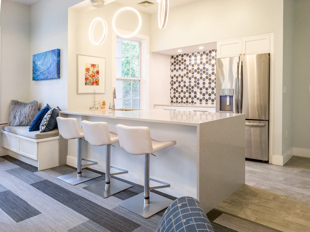 Resident Clubhouse at The Ledges Renovated Counters