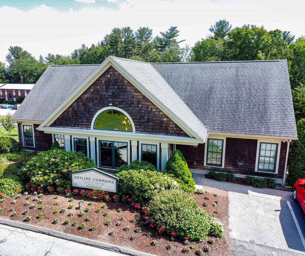 Skyline commons dracut leasing center, gym, community space