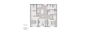 Two Bedroom Two Bathroom With Den