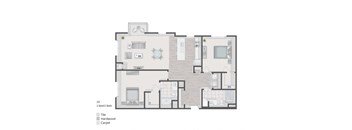 Two Bedroom Two Bathroom, dens floor plans