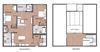 2 Bedroom 2 Bath Loft Sto Floor Plan Upstairs Downstairs Layou