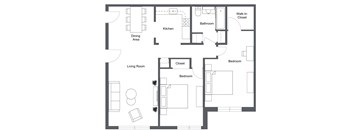 Essex Stoughton Two Bedroom One Bathroom