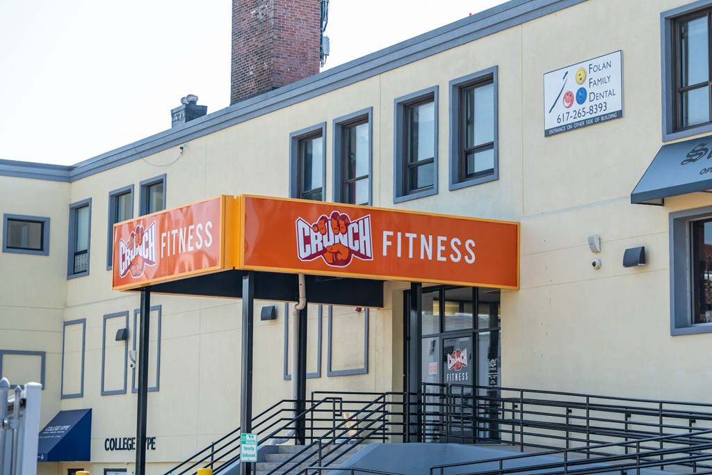 crunch fitness across the street from adams  village