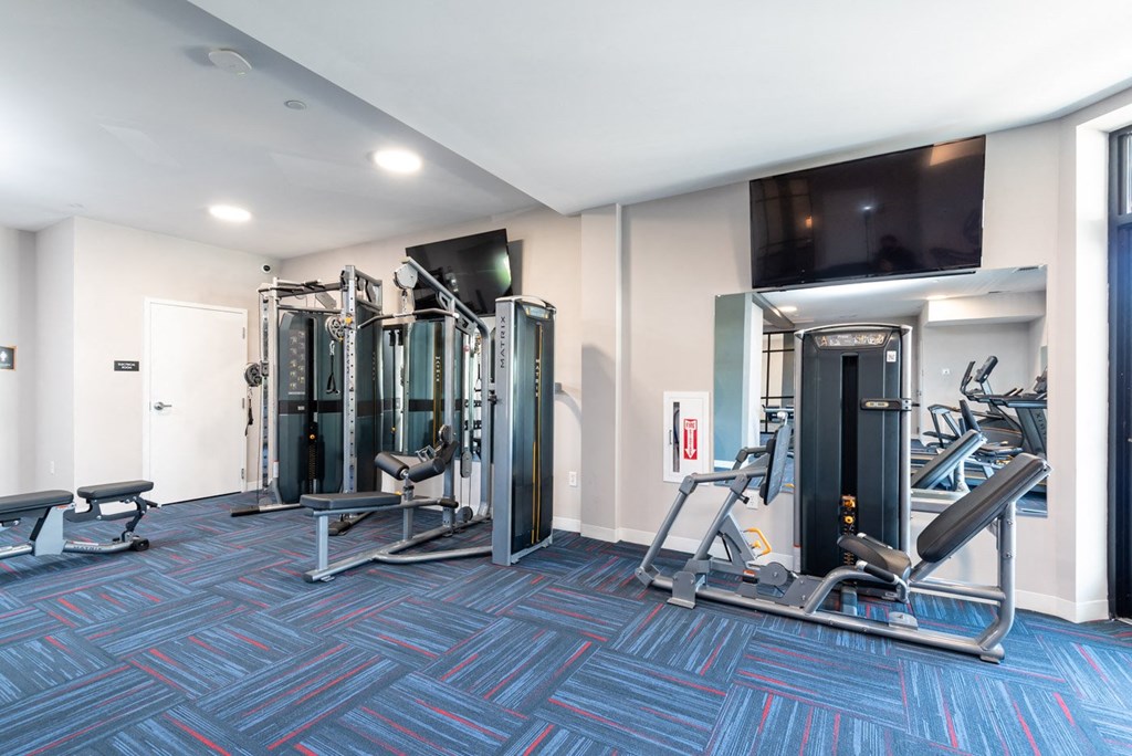 Fitness room at Millside in Canton