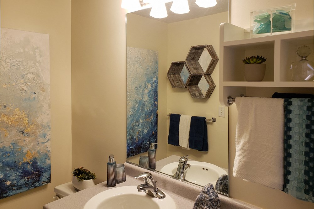 Look Inside a Bathroom at Beverly Commons