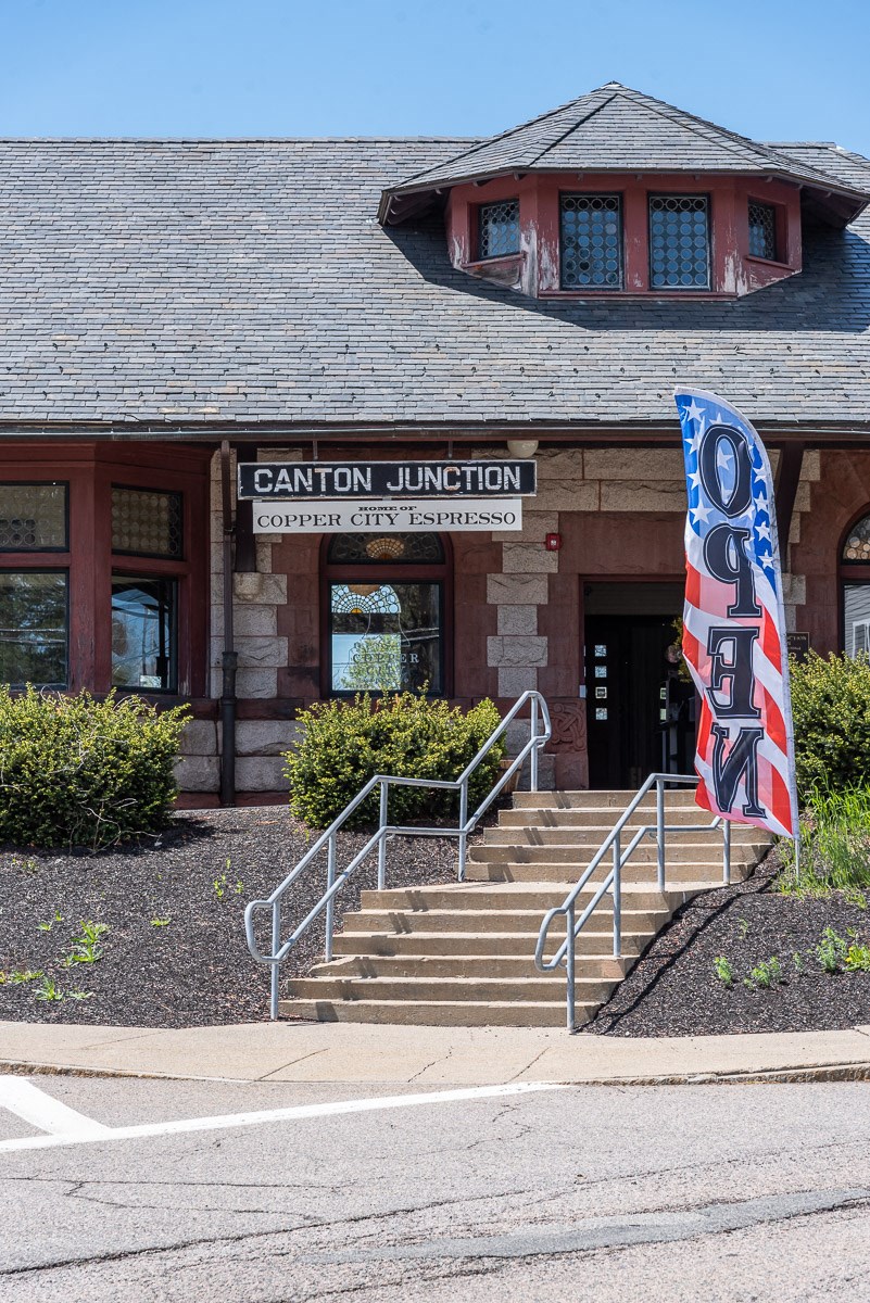 Canton Station Junction Commuter Rail Station near Millside Accessible