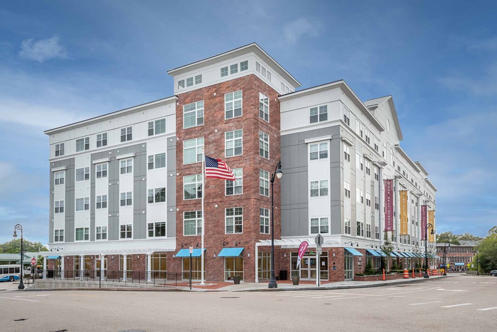 One Wall St apartments viewed from