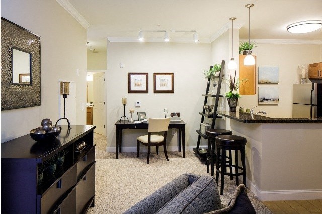 Living Area at The Commons in Weymouth Rentals