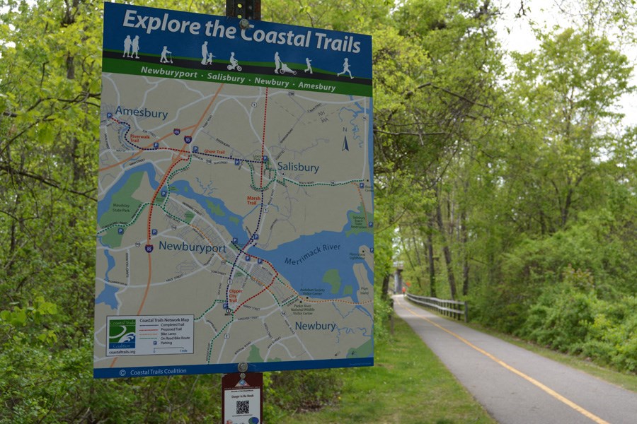 Map of park in amesbury