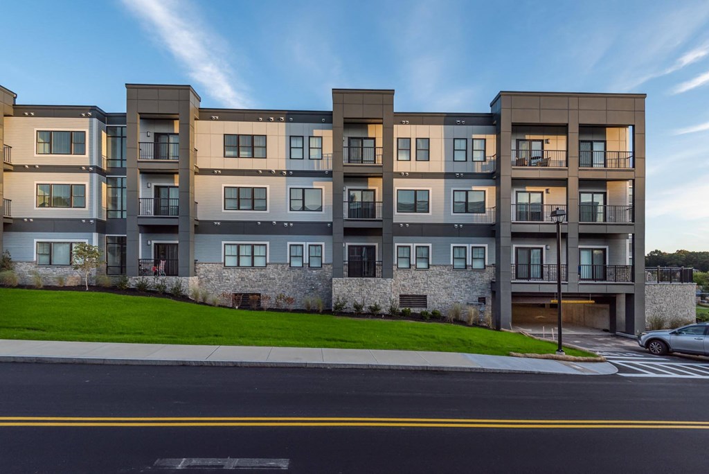 Millside apartments in canton exterior and covered garage