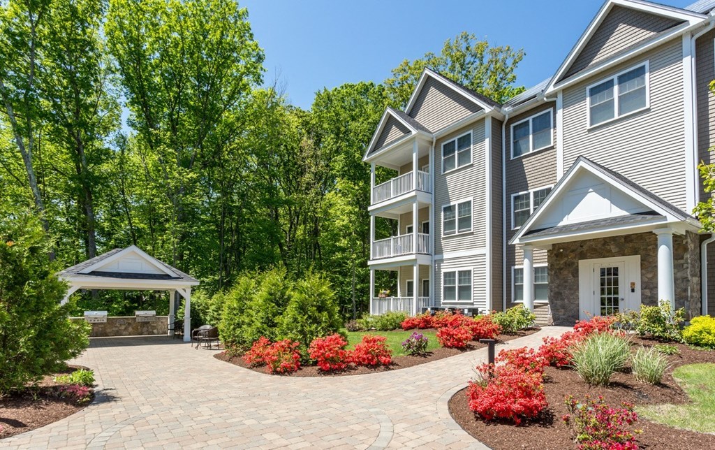 Grilling stations and apartment building