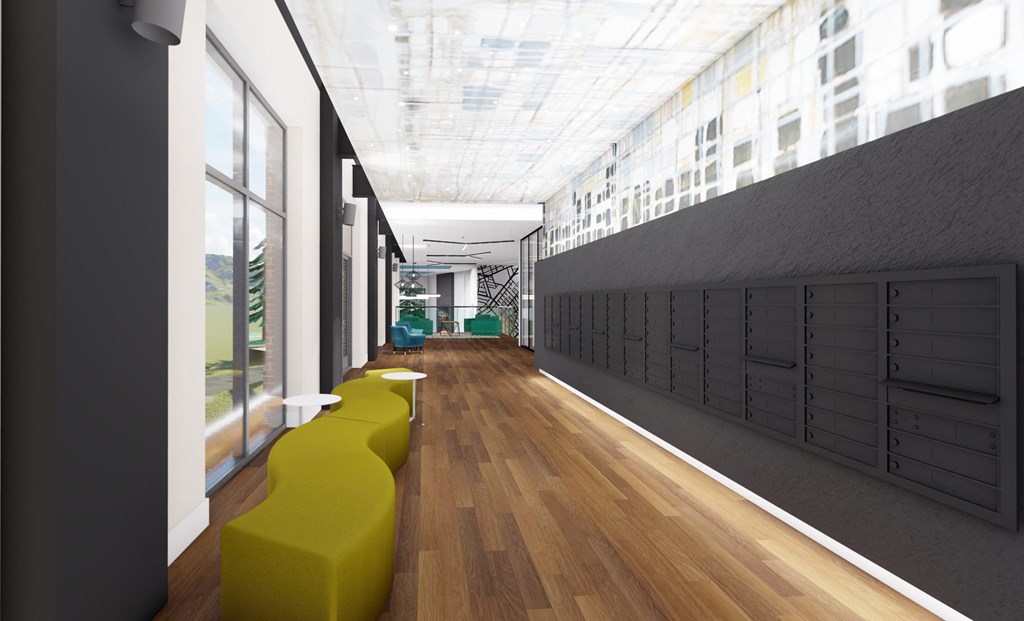 Mailboxes at Union 346 Apartments, Somerville, MA