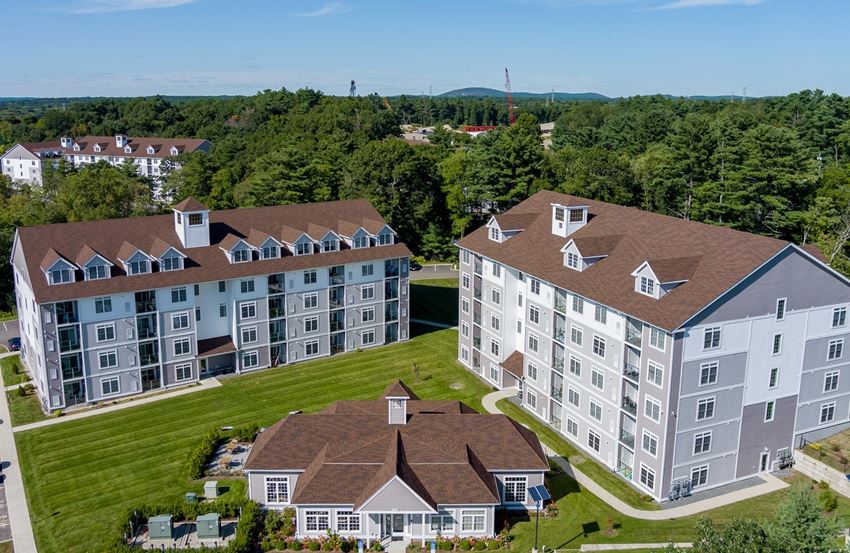 The Sto Apartments, Blue Hills in Background and clubhouse