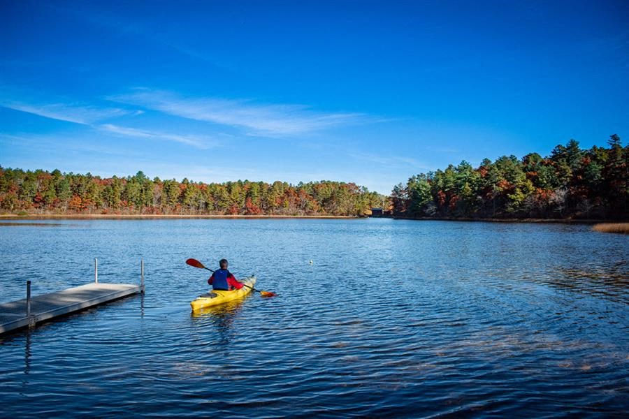 Kyaking on the redbrook ponds