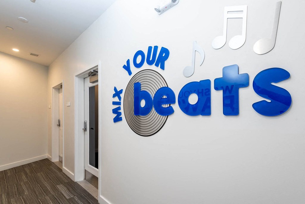 a wall with the words your beats on it