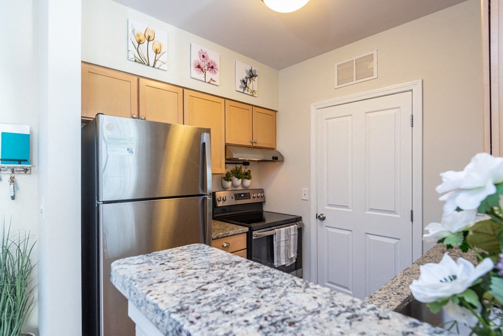 Renovated Kitchen Parkside Commons Apartments Chelsea, MA