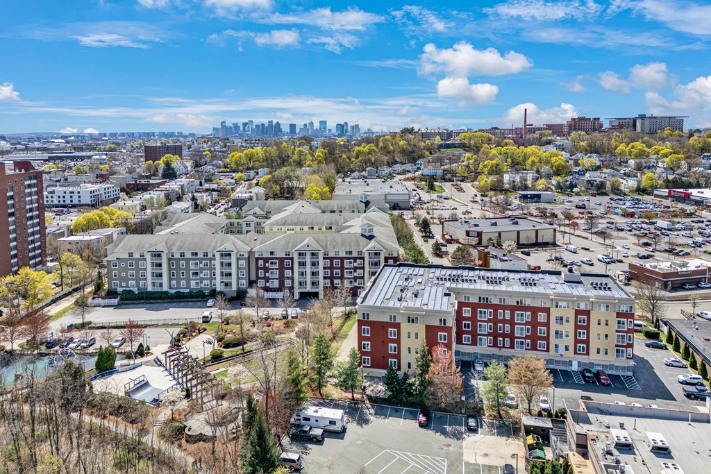 Parkside Commons and Chelsea Place aerial