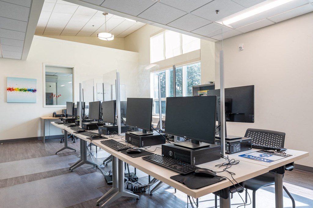 Lifelong learning center computer room