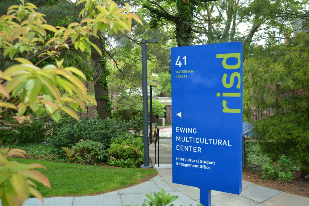multicultural center sign near station row