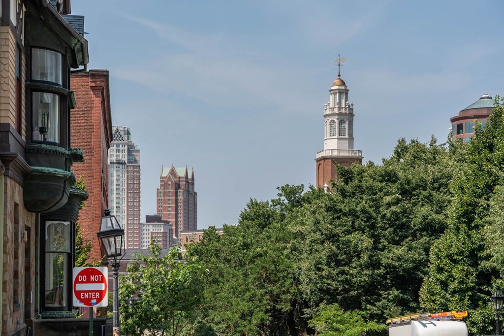 A cityscape view of Providence