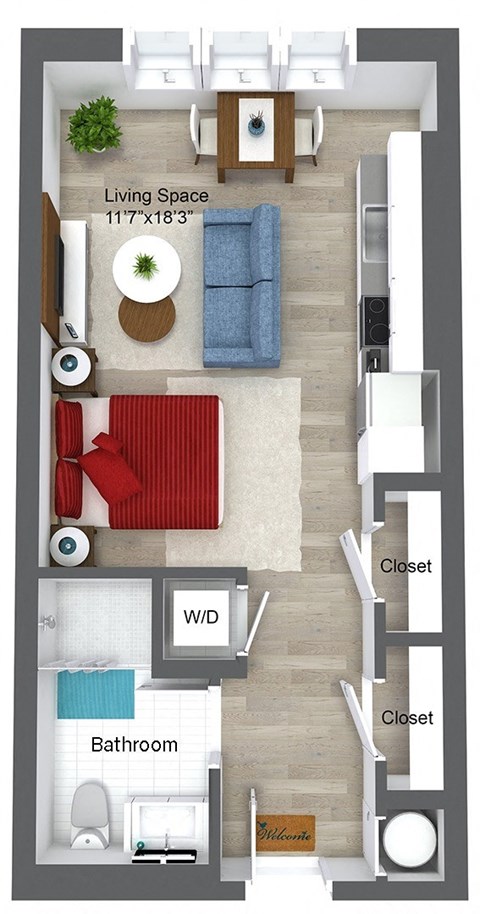 S1 Floor Plan at Union 346, Somerville, MA 02143