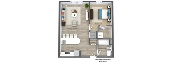 Station Square Mansfield One Bedroom Apartment for Rent