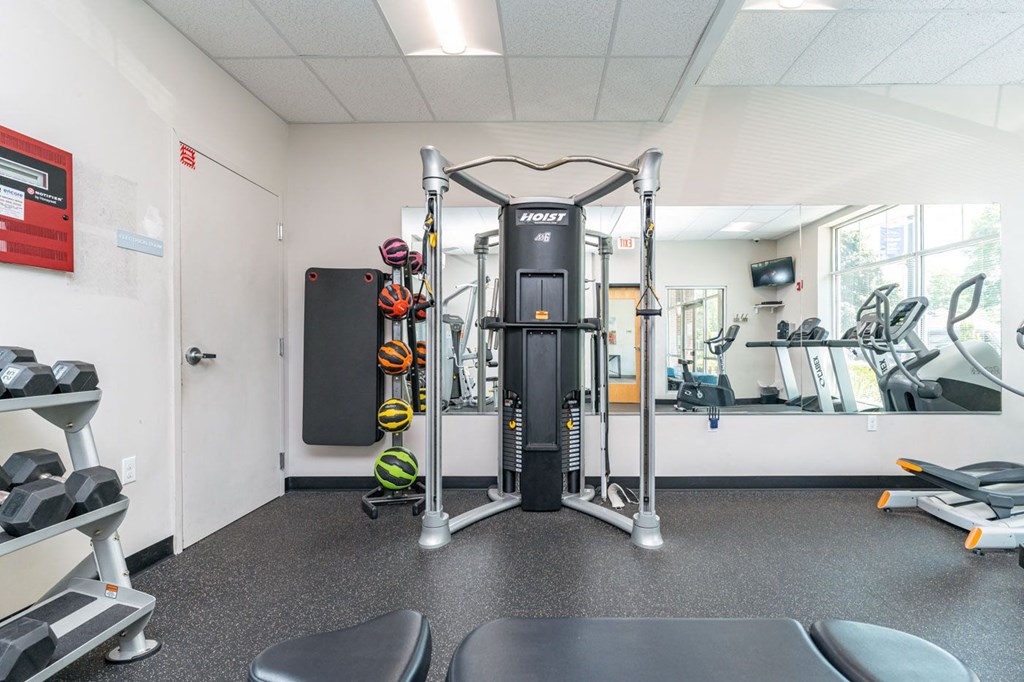 One Mansfield Ave fitness room