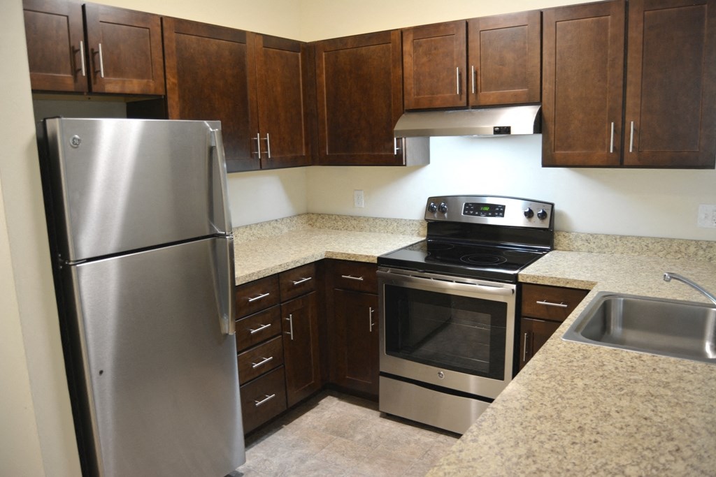 Kitchen at Stone Run Apartments