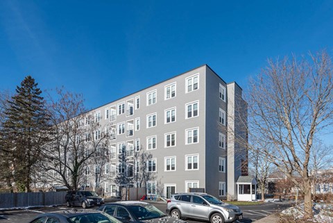 exterior of building 90 at Townhouse Apartments in Whitman, MA