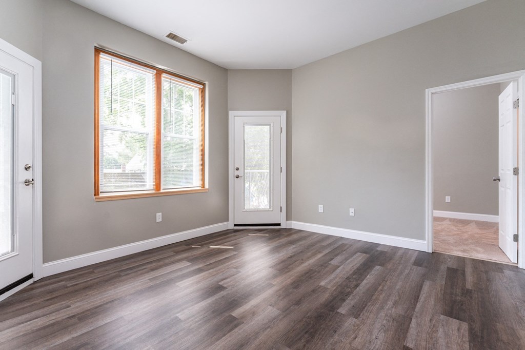 Living room with balcony