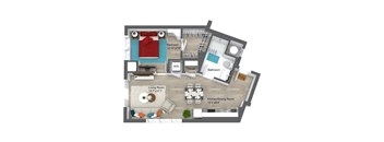 A4 Floor Plan at Union 346, Massachusetts