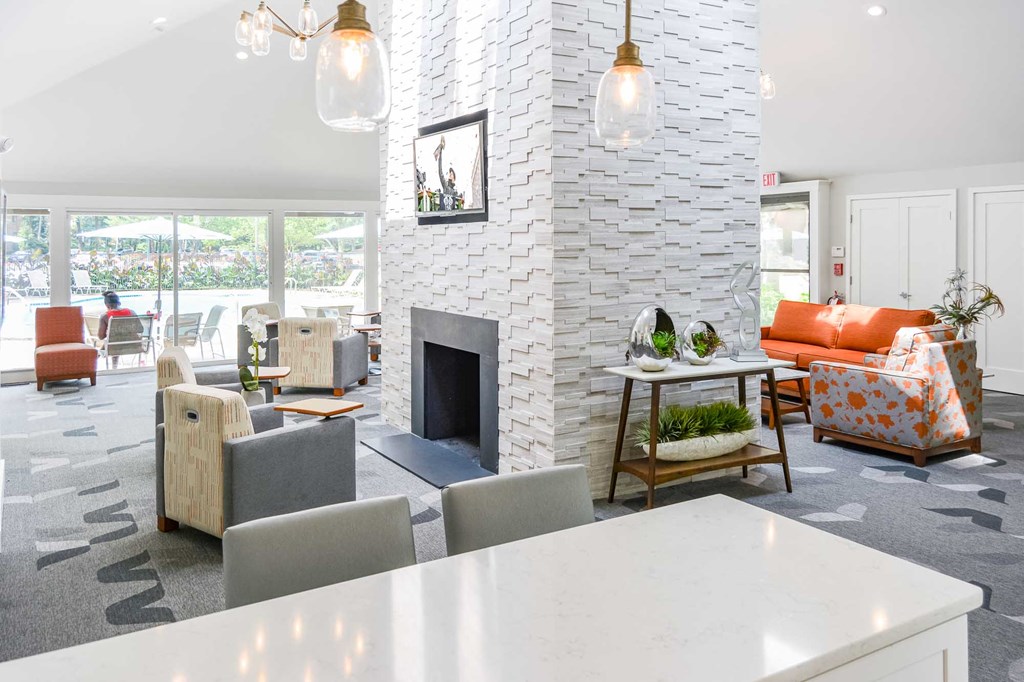 Resident Lounge Weymouth Commons Apartments