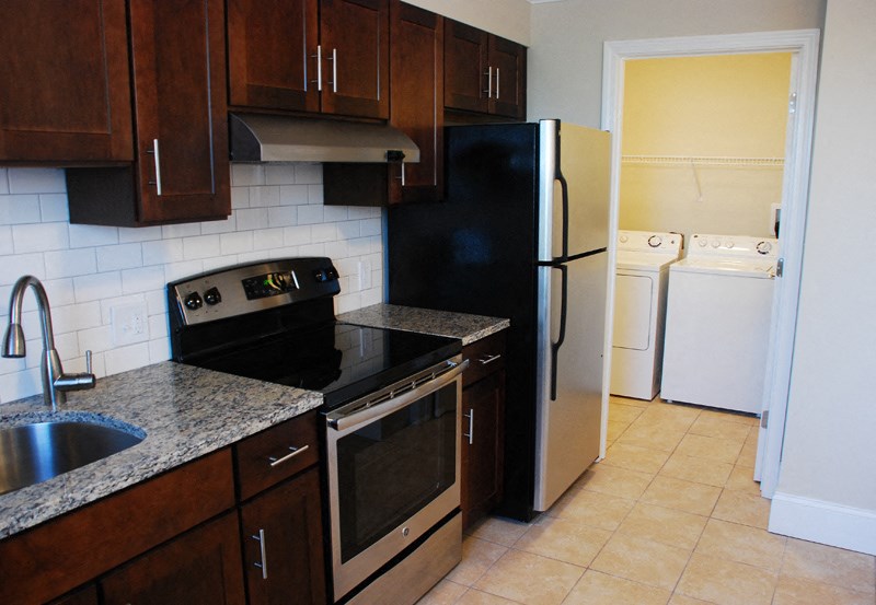 Model Kitchen at Weymouth Commons Apartments