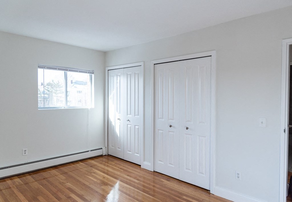 Adams Village apartments view of spacious bedrooms with lots of light