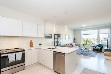 Mio model kitchen and living space near union point and the t