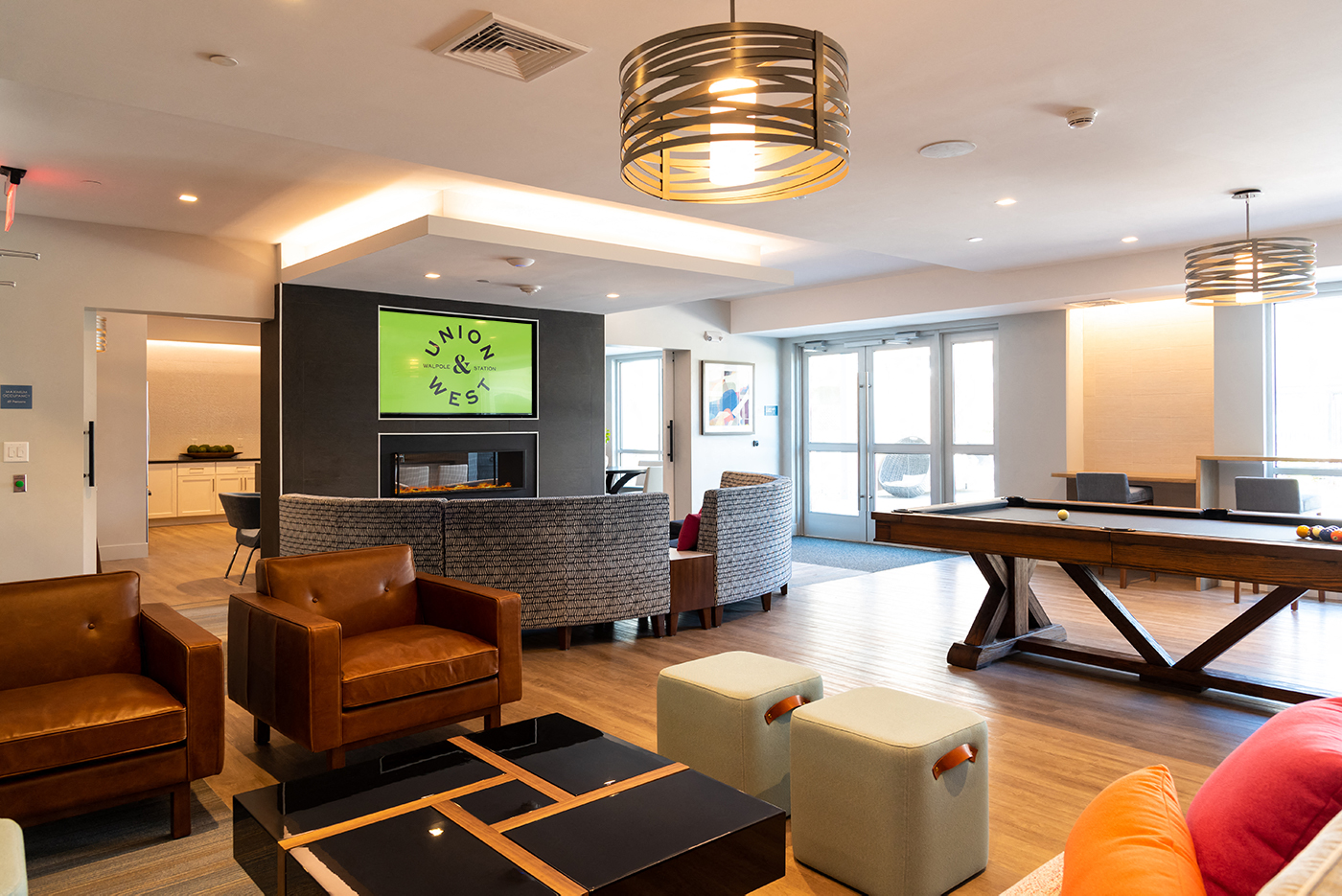 union and west community room TV