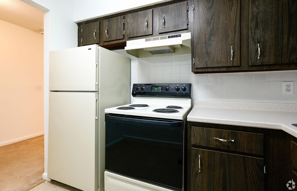 Classical styled apartments with dark cabinetry