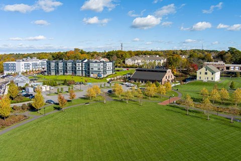 Millside apartments in canton, the nothern spy, and heritage park aerial