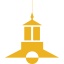 A yellow rocket icon is displayed against a black background.