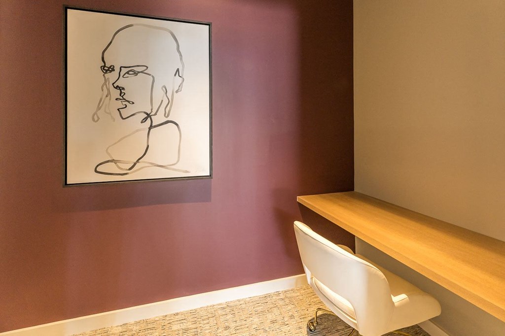 Clubhouse work from home space