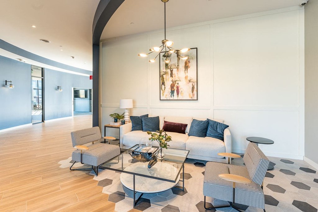 Clubhouse main entrance and lounge/waiting area