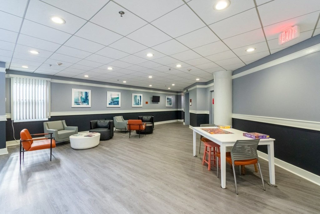 Community Room. at Mill House Apartments, Greenfield