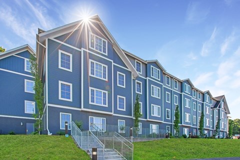 Property Exterior at Shoreline Grove Apartments in Branford CT.