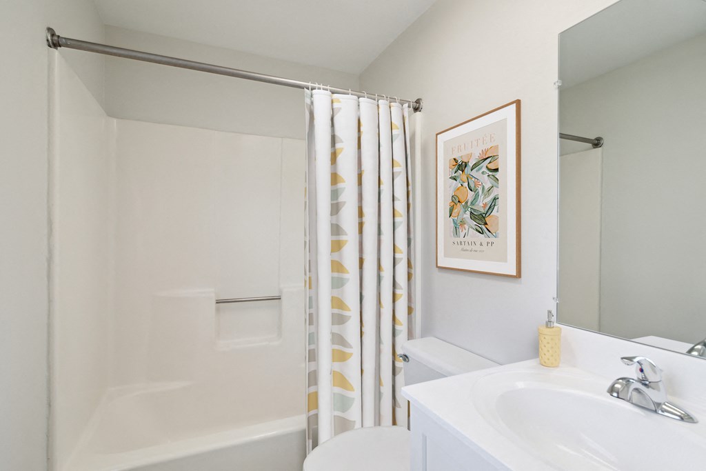 Bathroom With Bathtub And Sink, Bedroom Layout With Closets And Bathroom, Mariners Hill, Marshfield, MA.