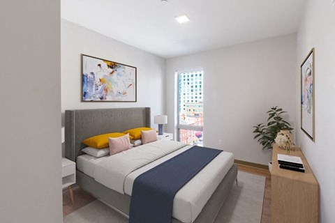 Bedroom With Plenty Of Natural Lights at Pok Oi Residences, Boston, 02111