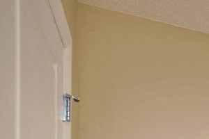 Apartment entrance at Ohav Sholom Apartments in Albany, NY.